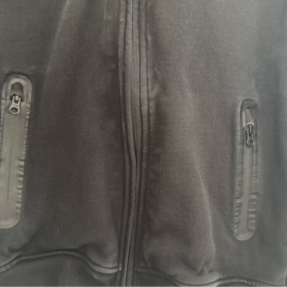 Men's Black zip up Cookie Jacket hoodie - Picture 8 of 11